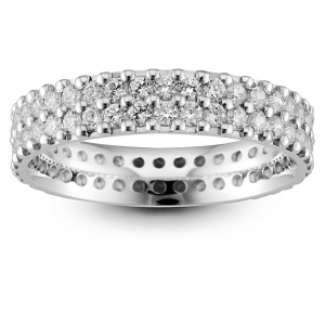 Diamond Wedding Ring -Full Set - All Metals